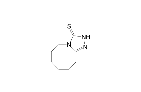 5,6,7,8,9,10-HEXAHYDRO-s-TRIAZOLO[4,3-a]AZOCINE-3(2H)-THIONE