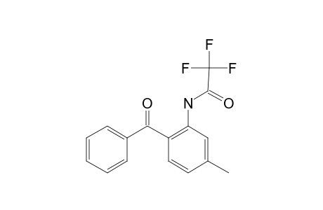 2-Amino-4-methylbenzophenone, N-trifluoroacetyl-