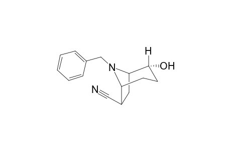 8-BENZYL-2-ENDO-HYDROXY-8-AZABICYCLO-[3.2.1]-OCTANE-6-ENDO-CARBONITRILE