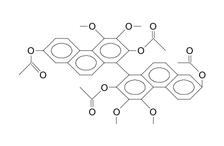 2,2',7,7'-TETRAACETOXY-3,3',4,4'-TETRAMETHOXY-1,1'-BIPHENANTHRYL