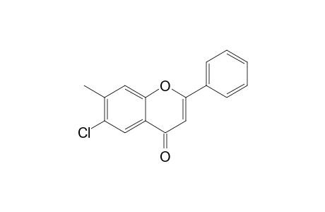 6-Chloro-7-methylflavone