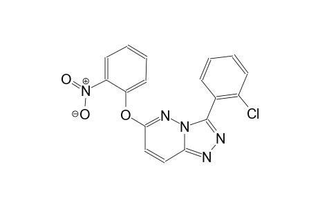 [1,2,4]triazolo[4,3-b]pyridazine, 3-(2-chlorophenyl)-6-(2-nitrophenoxy)-