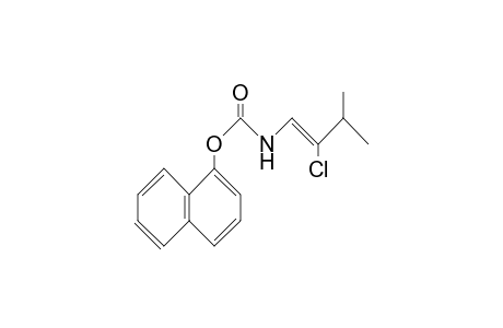 Carbamic acid, (2-chloro-3-methyl-1-butenyl)-, 1-naphthalenyl ester