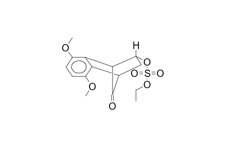 9-EXO-HYDROXY-3,6-DIMETHOXYTRICYCLO[6.2.1.0(2,7)]UNDECA-2(7),3,5-TRIEN-11-ONE, ETHYLSULPHATE