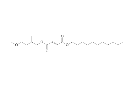 Fumaric acid, 2-methyl-4-methoxybutyl undecyl ester