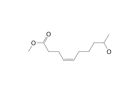 4-Decenoic acid, 9-hydroxy-, methyl ester, (Z)-