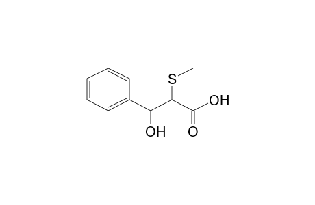 2-Methylsulfanyl-3-oxidanyl-3-phenyl-propanoic acid