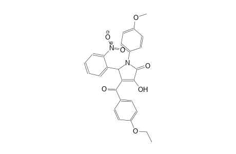 4-(4-ethoxybenzoyl)-3-hydroxy-1-(4-methoxyphenyl)-5-(2-nitrophenyl)-1,5-dihydro-2H-pyrrol-2-one