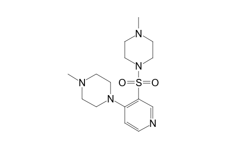 4-(4-methyl-1-piperazinyl)-3-[(4-methyl-1-piperazinyl)sulfonyl]pyridine