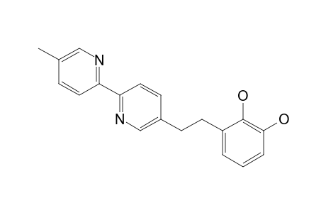 5-[2-(2,3-Dihydroxyphenyl)ethyl]-5'-methyl-2,2'-bipyridine