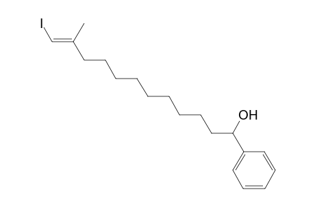 (E)-12-iodo-11-methyl-1-phenyldodec-11-en-1-ol