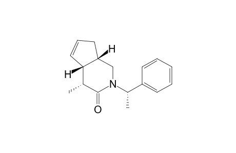 (1S,5R,6R,1'S)-3-(1'-Phenylethyl)-5-methyl-3-azabicyclo[4.3.0]non-7-en-4-one