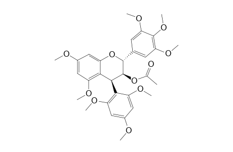 GALLOCATECHIN-(4-BETA->2)-PHLOROGLUCINOL-OCTA-O-METHYLETHER-3-O-ACETATE