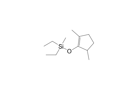 Silane, [(2,5-dimethyl-1-cyclopenten-1-yl)oxy]diethylmethyl-