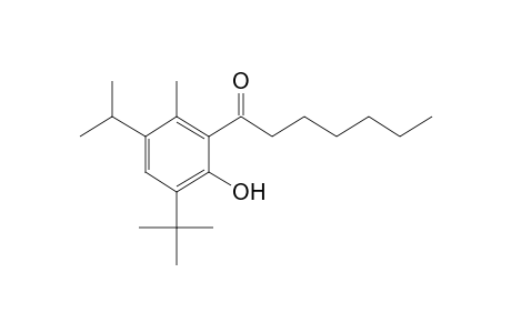 3'-tert-butyl-2'-hydroxy-5'-isopropyl-6'-methylheptanophenone