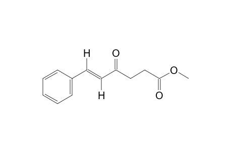trans-4-oxo-6-phenyl-5-hexenoic acid, methyl ester