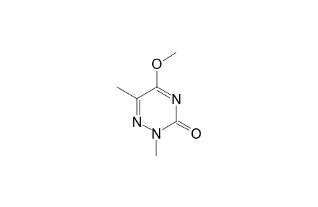 5-METHOXY-2,6-DIMETHYL-2,3-DIHYDRO-1,2,4-TRIAZIN-3-ONE