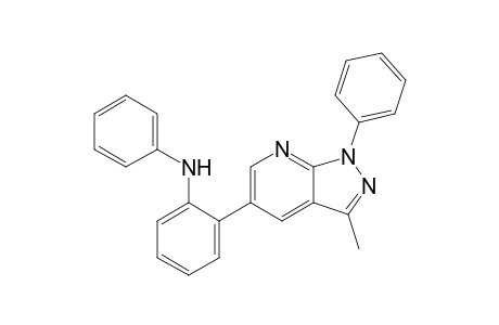 3-Methyl-5-(N-phenyl-aminophenyl)-1-phenylpyrazolo[3,4-b]pyridine