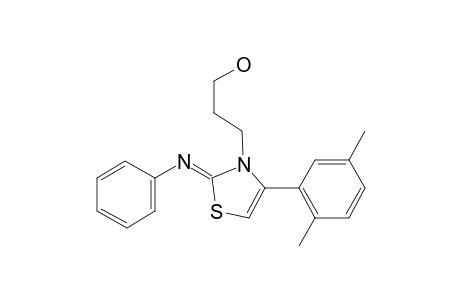 Propanol, 3-[2,3-dihydro-4-(2,5-dimethylphenyl)-2-phenylimino-3-thiazolyl)-