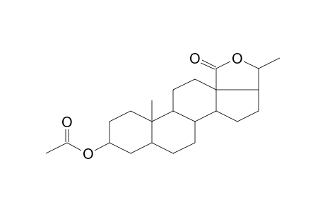 PREGNAN-18-OIC ACID, 3-(ACETYLOXY)-20-HYDROXY-, gamma-LACTONE, (3beta,5alpha,20R)-