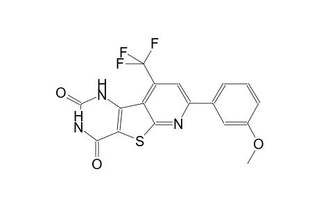 pyrido[3',2':4,5]thieno[3,2-d]pyrimidine-2,4(1H,3H)-dione, 7-(3-methoxyphenyl)-9-(trifluoromethyl)-