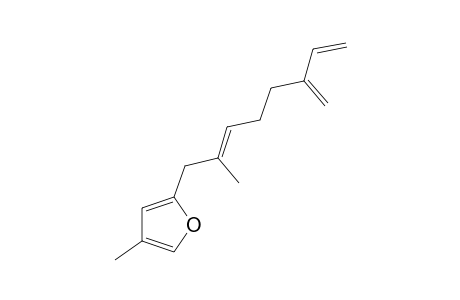 4-METHYL-2-(7-METHYL-3-METHYLIDEN-OCTA-1,6-DIEN-8-YL)-FURANE