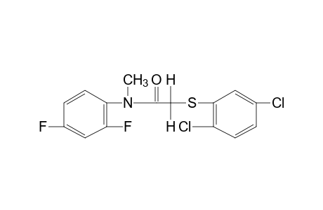 2-[(2,5-dichlorophenyl)thio]-2',4'-difluoro-N-methylacetanilide