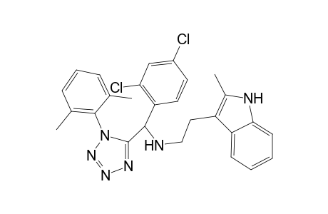 1H-indole-3-ethanamine, N-[(2,4-dichlorophenyl)[1-(2,6-dimethylphenyl)-1H-tetrazol-5-yl]methyl]-2-methyl-