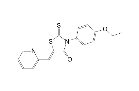 (5Z)-3-(4-ethoxyphenyl)-5-(2-pyridinylmethylene)-2-thioxo-1,3-thiazolidin-4-one