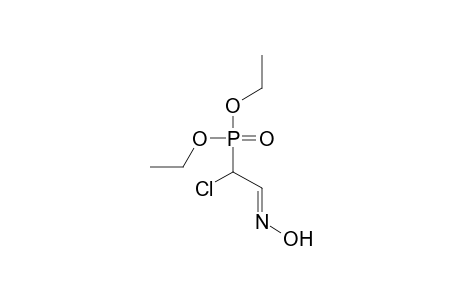 Phosphonic acid, [1-chloro-2-(hydroxyimino)ethyl]-, diethyl ester