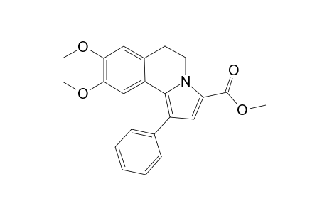 Methyl 5,6-dihydro-8,9-dimethoxy-1-phenylpyrrlo[2,1-a]isoquinoline-3-carboxylate