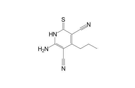 2-Amino-4-propyl-6-sulfanylidene-1H-pyridine-3,5-dicarbonitrile