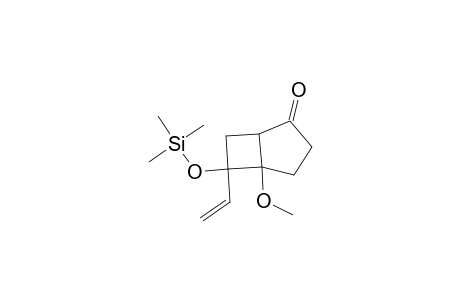 Bicyclo[3.2.0]heptan-2-one, 5-methoxy-6-trimethylsilyloxy-6-vinyl-