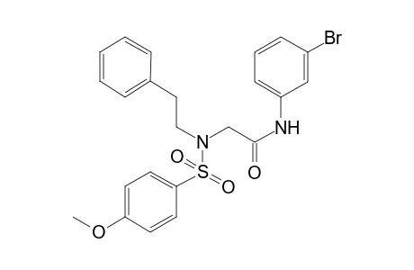 acetamide, N-(3-bromophenyl)-2-[[(4-methoxyphenyl)sulfonyl](2-phenylethyl)amino]-