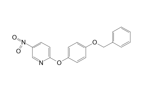 2-[p-(benzyloxy)phenoxy]-5-nitropyridine