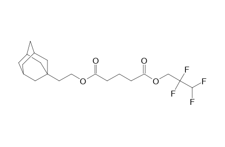 Glutaric acid, 2-(adamant-1-yl)ethyl 2,2,3,3-tetrafluoropropyl ester