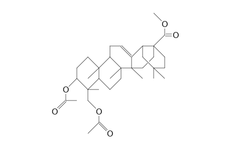 3.alpha.,24-Diacetoxy-olean-12-en-28-oic-acid,methylester