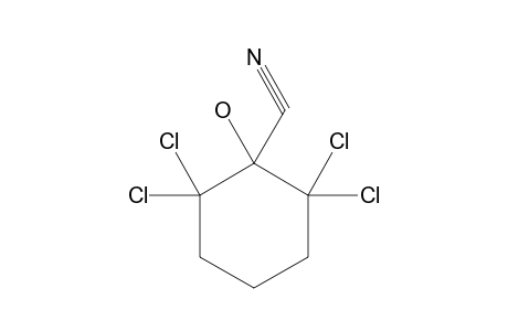 1-hydroxy-2,2,6,6-tetrachlorocyclohexanecarbonitrile