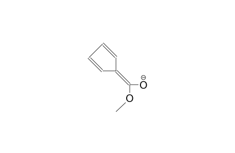 Cyclopentadiene-1-carboxylic acid, methyl ester anion