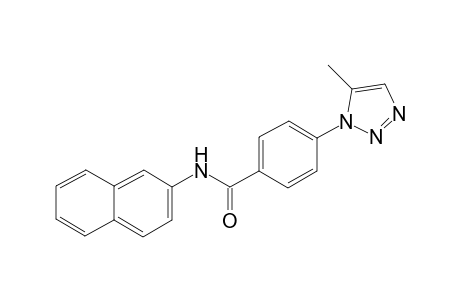 benzamide, 4-(5-methyl-1H-1,2,3-triazol-1-yl)-N-(2-naphthalenyl)-