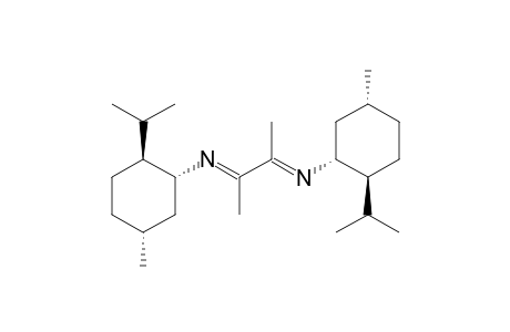 2,3-bis{[(-)-(1R,3R,4S)-p-menth-3-yl]imino}butane