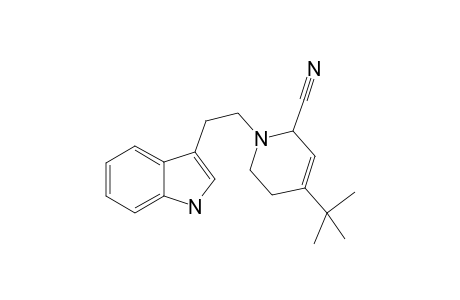 2-Cyano-4-tert-butyl-N-tryptophyl-.delta.(3)-piperideine