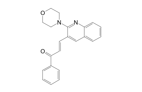 (E)-3-(2-MORPHOLINOQUINOLIN-3-YL)-1-PHENYLPROP-2-EN-1-ONE