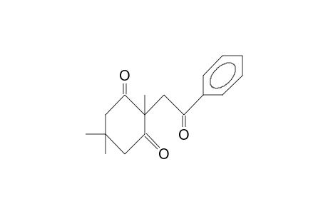 2,5,5-TRIMETHYL-2-ACETOPHENYL-CYCLOHEXA-1,3-DIONE