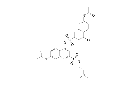 6-ACETAMIDO-3-[N-[2-(DIMETHYLAMINO)-ETHYL]-SULFAMOYL]-NAPHTHALENE-1-YL-7-ACETAMIDO-4-HYDROXY-NAPHTHALENE-2-SULFONATE