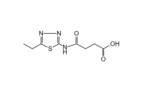 N-(5-ethyl-1,3,4-thiadiazol-2-yl)succinamic acid