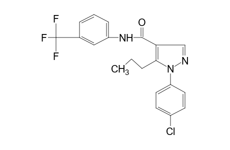 1-(p-CHLOROPHENYL)-5-PROPYL-alpha,alpha,alpha-TRIFLUOROPYRAZOLE-4-CARBOXY-m-TOLUIDIDE