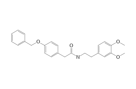 2-(4-Benzyloxyphenyl)-N-[2-(3,4-dimethoxyphenyl)ethyl]acetamide