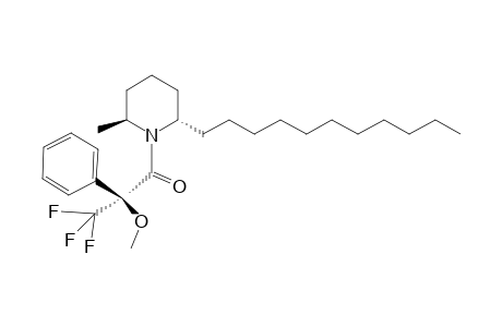 2-Methyl-6-undecyl-1-(2-phenyl-2-methoxy-3,3,3-trifluoro-1-oxopropyl)piperidine