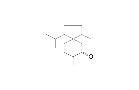 1-Isopropyl-4,8-dimethylspiro[4.5]decan-7-one